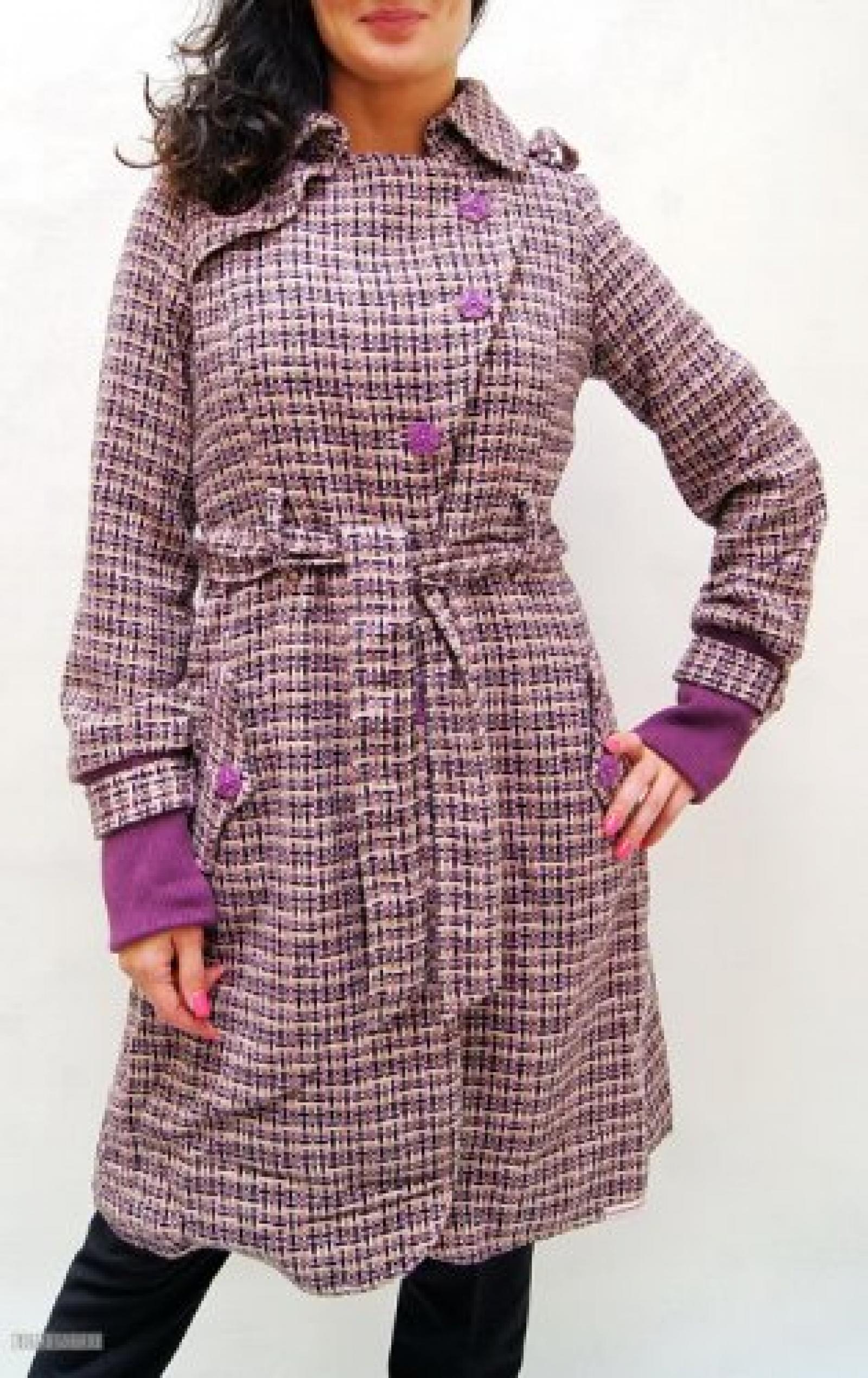 Blutsgeschwister Damen Jacke "Check Out Your Back Coat" Lila 